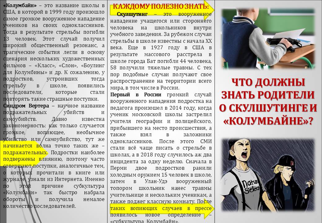 Примеры скулшутинга в россии